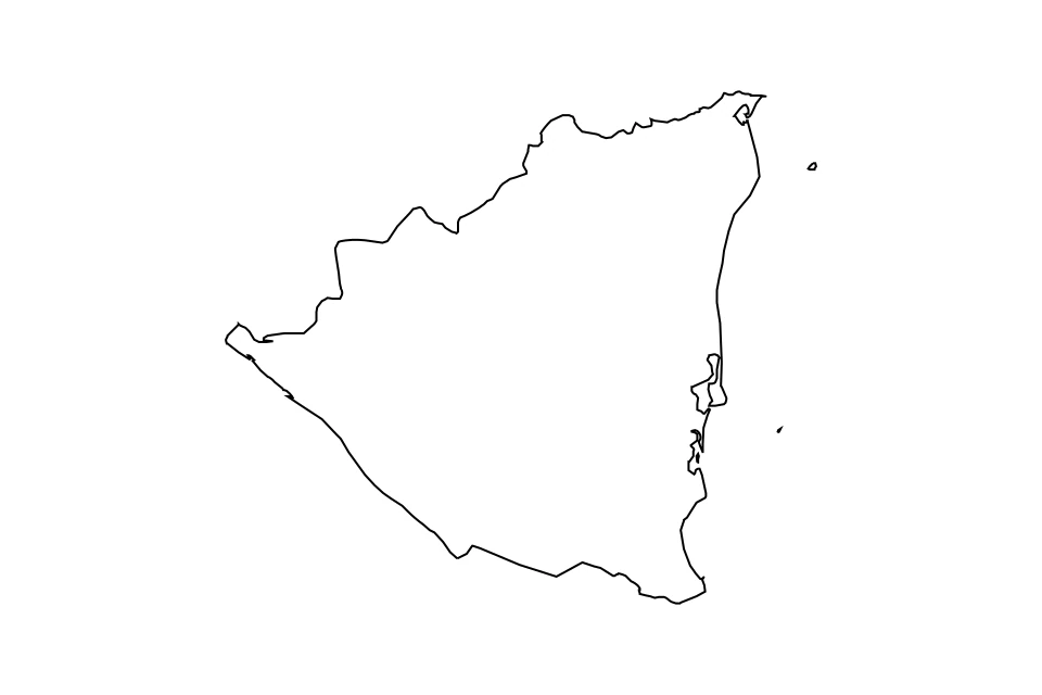 Preview of Nicaragua map