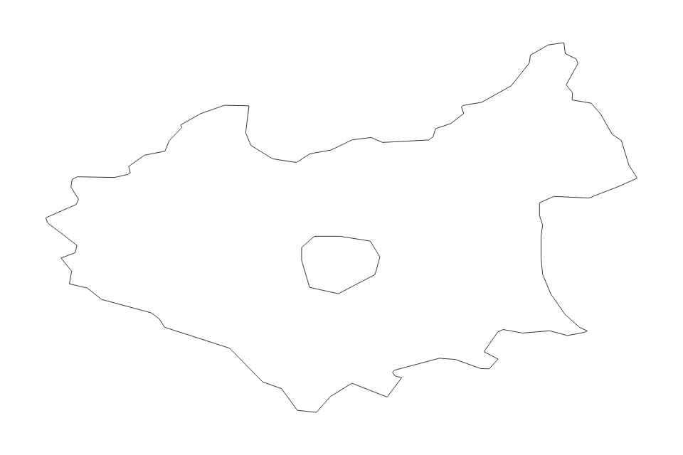 Carte de England de type contour pour Europe, montrant contour avec des limites nettes.