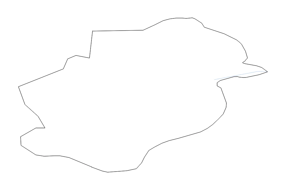 Carte de Flevoland de type contour et rivières pour Europe, montrant contour et rivières avec des limites nettes.