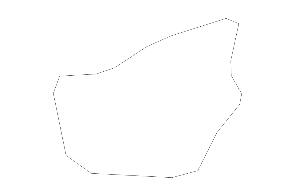 Mapa de San Marino de tipo contorno y subdivisiones para Europa, con contorno y subdivisiones con límites limpios.