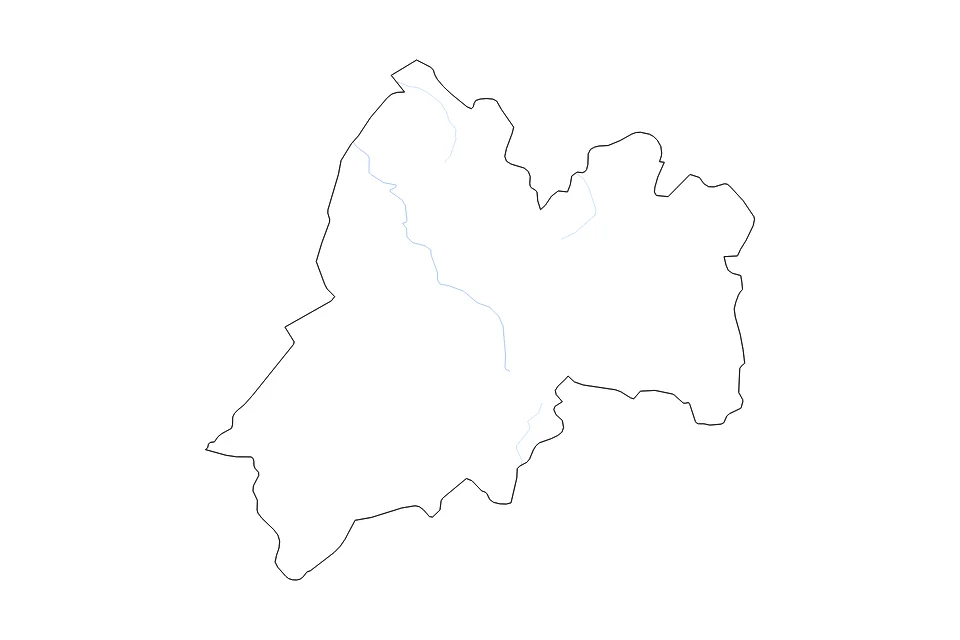 Carte de Aguascalientes de type contour et rivières pour Amérique du Nord, montrant contour et rivières avec des limites nettes.