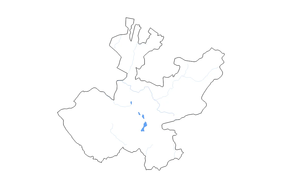 Carte de Jalisco de type contour, lacs et rivières pour Amérique du Nord, montrant contour, lacs et rivières avec des éléments hydrographiques comme Laguna de Sayula, Laguna de San Marcos, et Laguna Atotonilco.