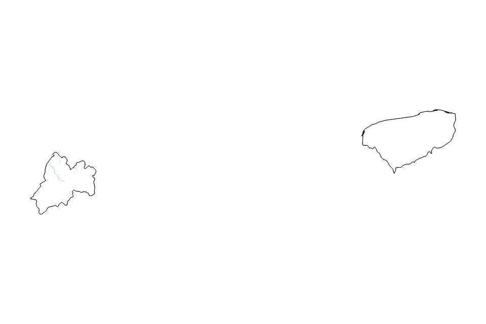 Mapa de Yucatan de tipo contorno y ríos para América del Norte, con contorno y ríos con límites limpios.