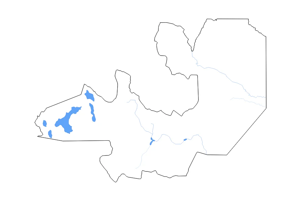 Mapa de Salta de tipo contorno, lagos y ríos para América del Sur, con contorno, lagos y ríos con elementos de agua como Salar de Arizaro, Salar del Rincón, y Salar de  Pocitos.