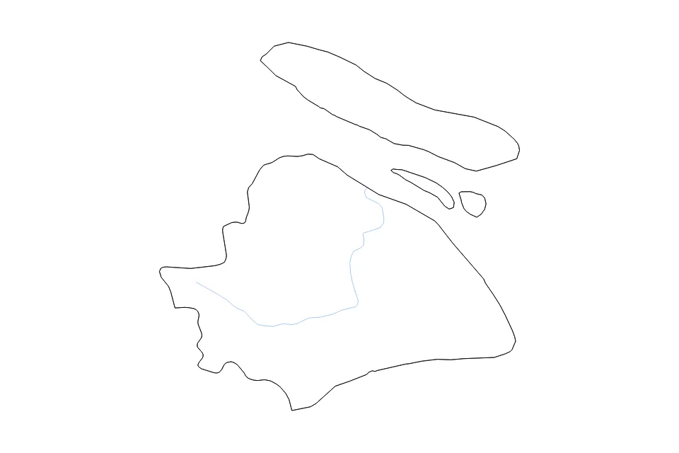 Mapa de Shanghai de tipo contorno y ríos para Asia, con contorno y ríos con límites limpios.