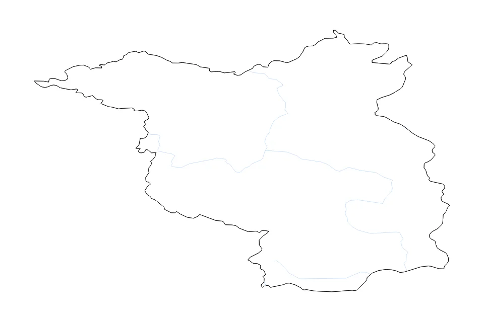 Mapa de Berlin de tipo contorno y ríos para Europa, con contorno y ríos con límites limpios.