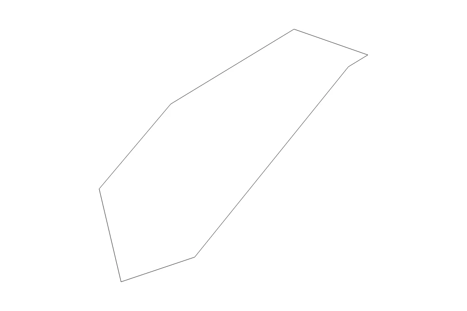 Mapa de Monaco de tipo contorno para Europa, con contorno con límites limpios.