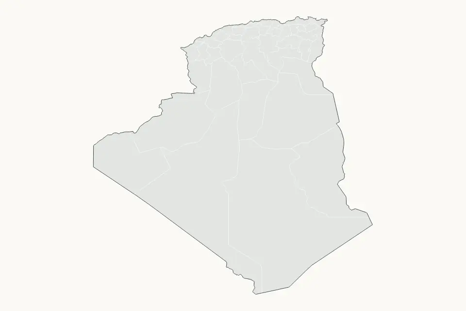 Vista previa del mapa Destacado de Algeria