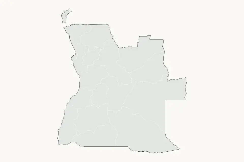 Vista previa del mapa Destacado de Angola