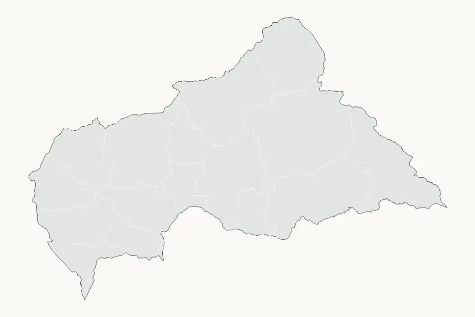 Vista previa del mapa Destacado de Central African Republic