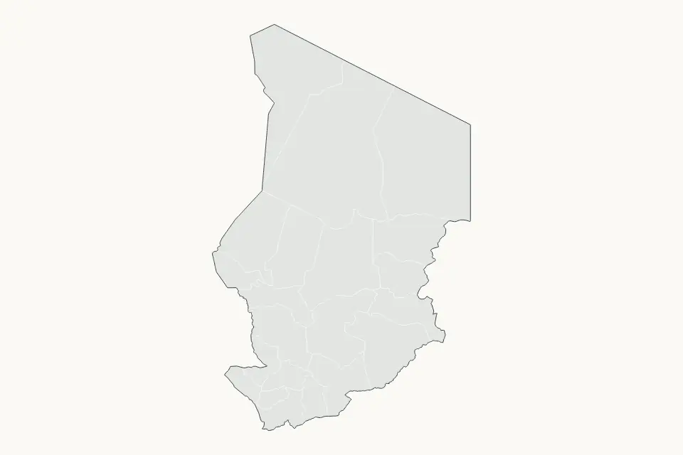 Vista previa del mapa Destacado de Chad