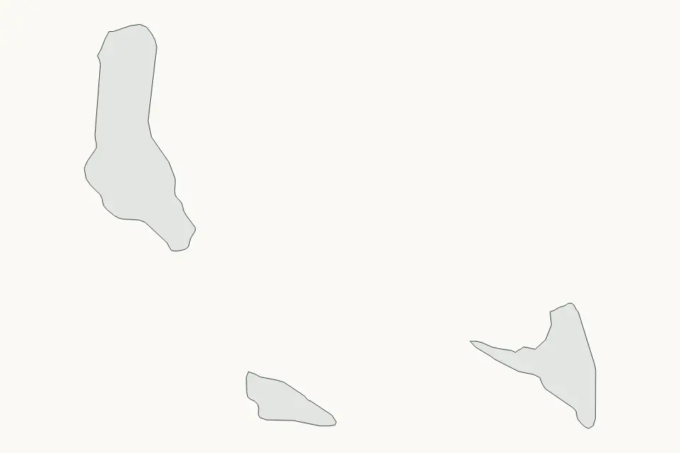 Vista previa del mapa Destacado de Comoros