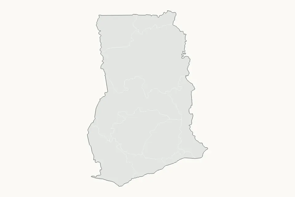 Ghana Highlight map preview