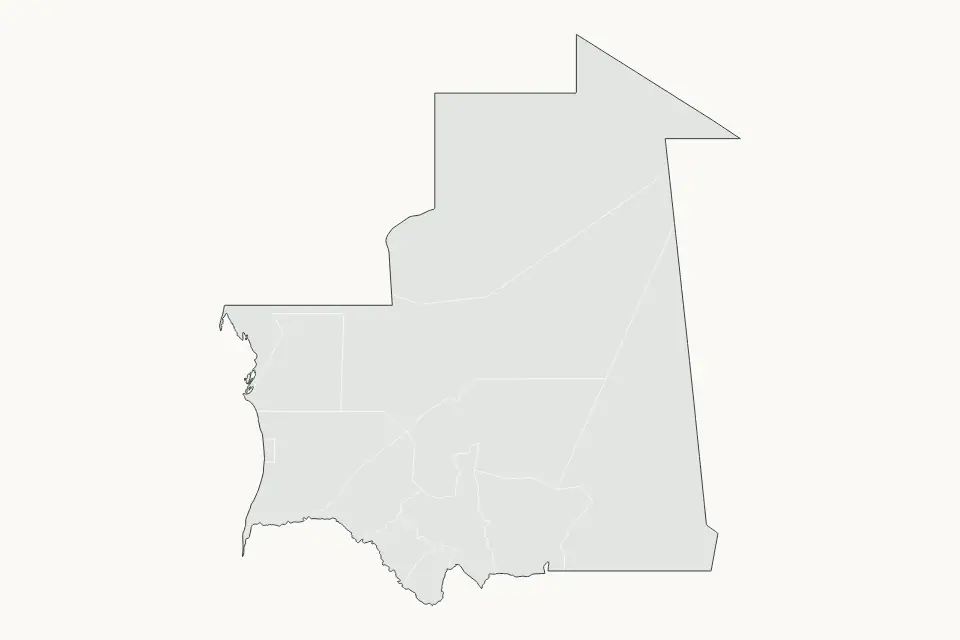 Mauritania Highlight map preview