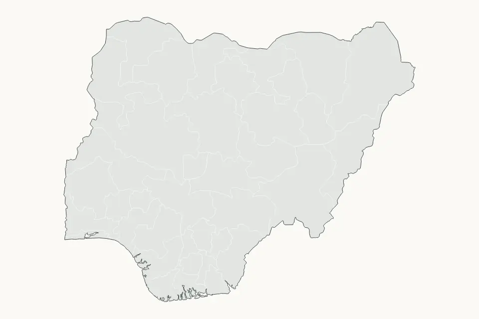Nigeria Highlight map preview