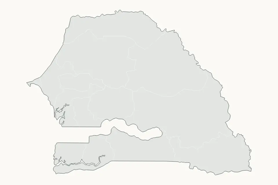 Senegal Highlight map preview