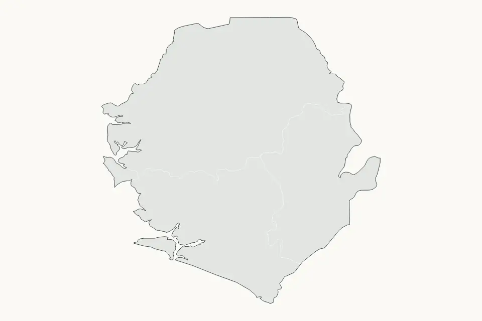 Sierra Leone Highlight map preview