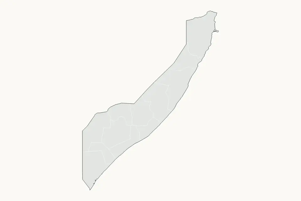 Somalia Highlight map preview