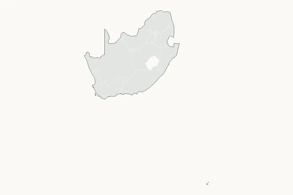 South Africa Highlight map preview