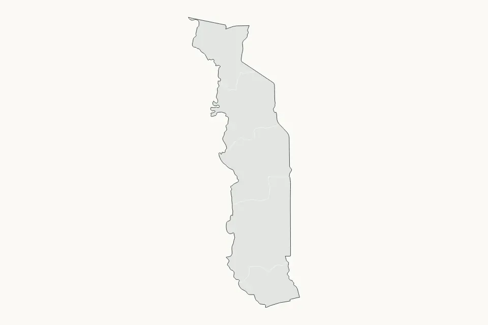 Togo Highlight map preview