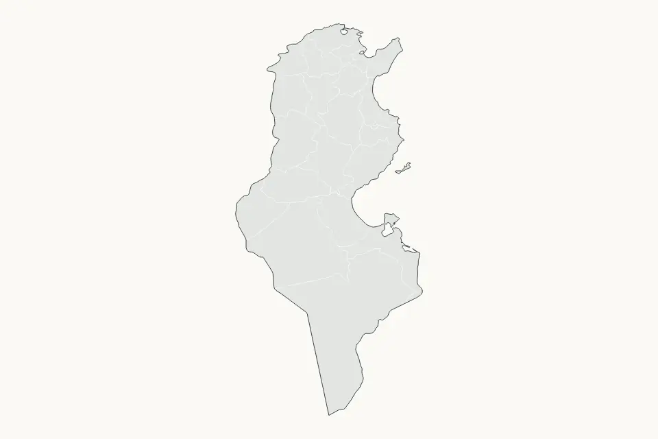 Tunisia Highlight map preview