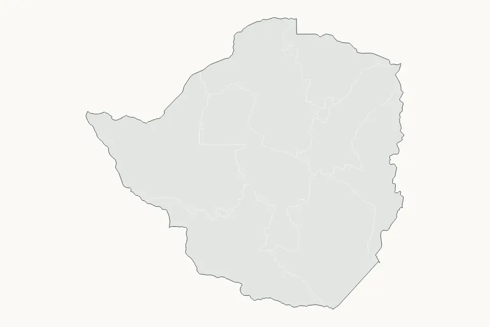 Zimbabwe Highlight map preview