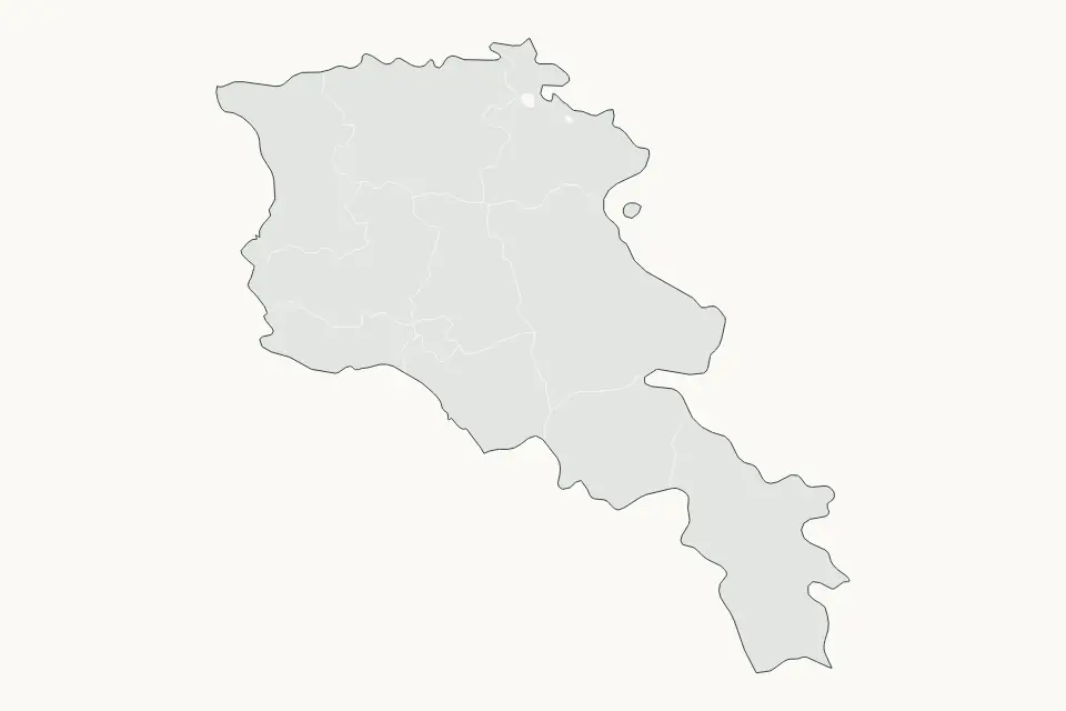 Vista previa del mapa Destacado de Armenia
