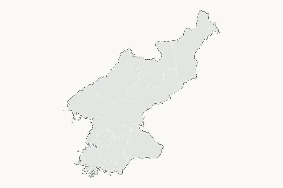 Vista previa del mapa Destacado de Dem. Rep. Korea