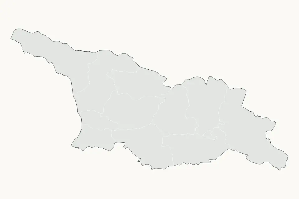 Vista previa del mapa Destacado de Georgia