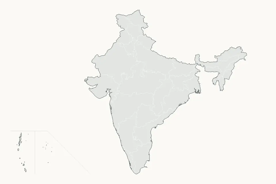 India Highlight map preview