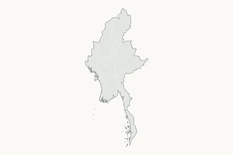 Myanmar Highlight map preview
