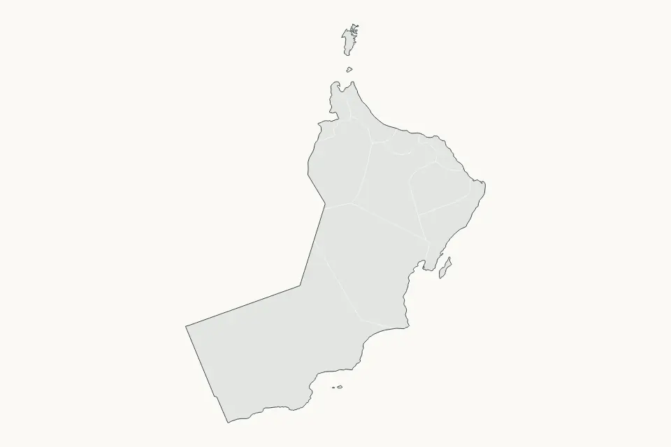 Oman Highlight map preview