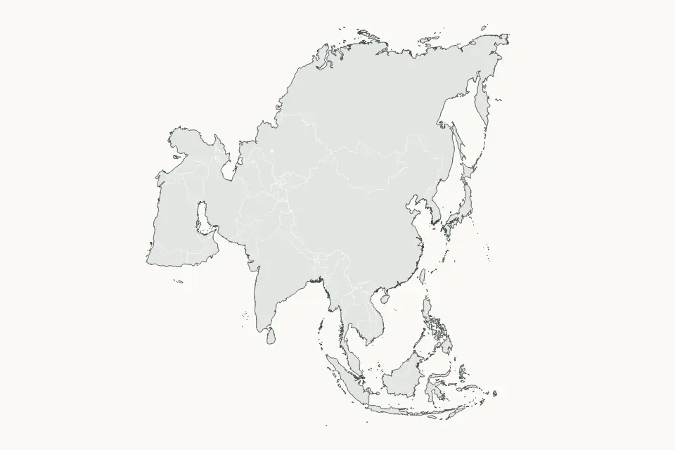 Vista previa del mapa Destacado de Asia