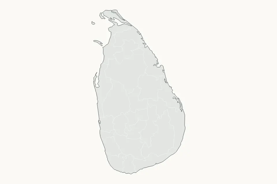 Sri Lanka Highlight map preview