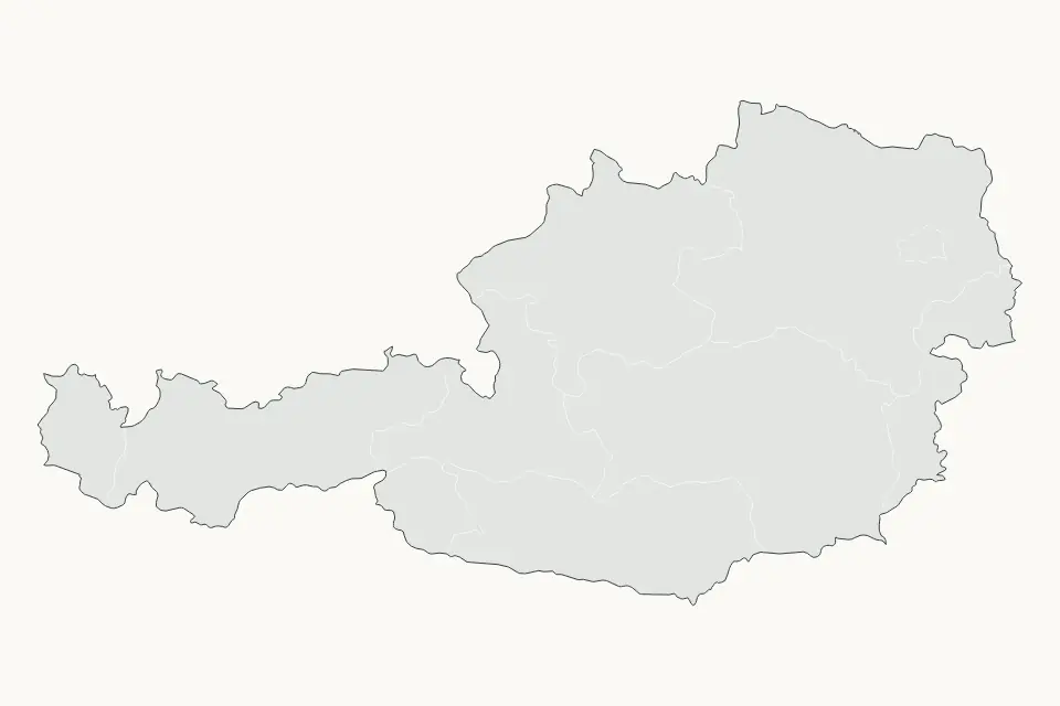 Vista previa del mapa Destacado de Austria