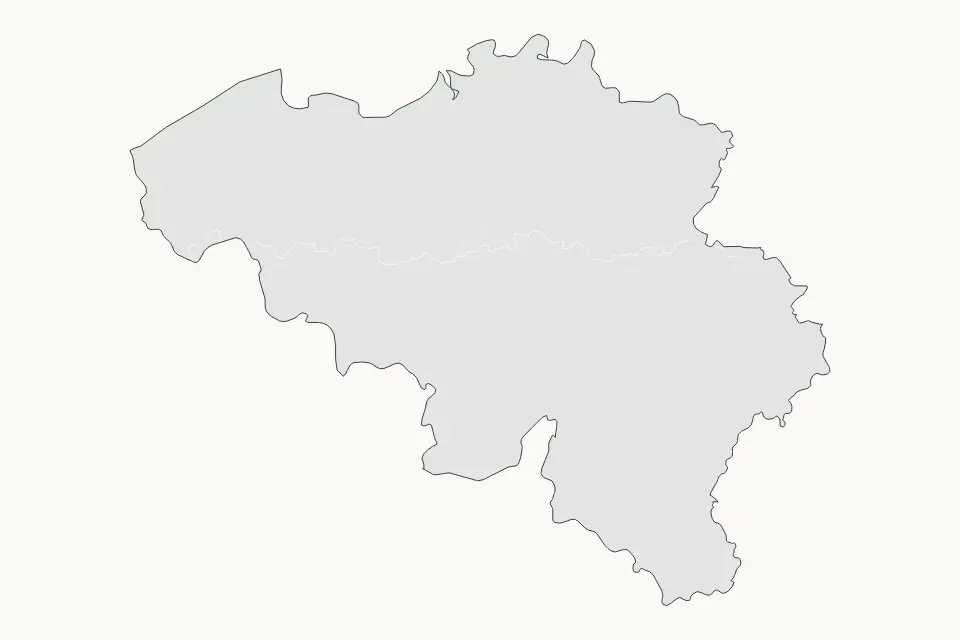 Vista previa del mapa Destacado de Belgium