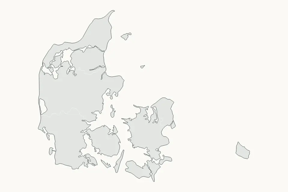 Vista previa del mapa Destacado de Denmark