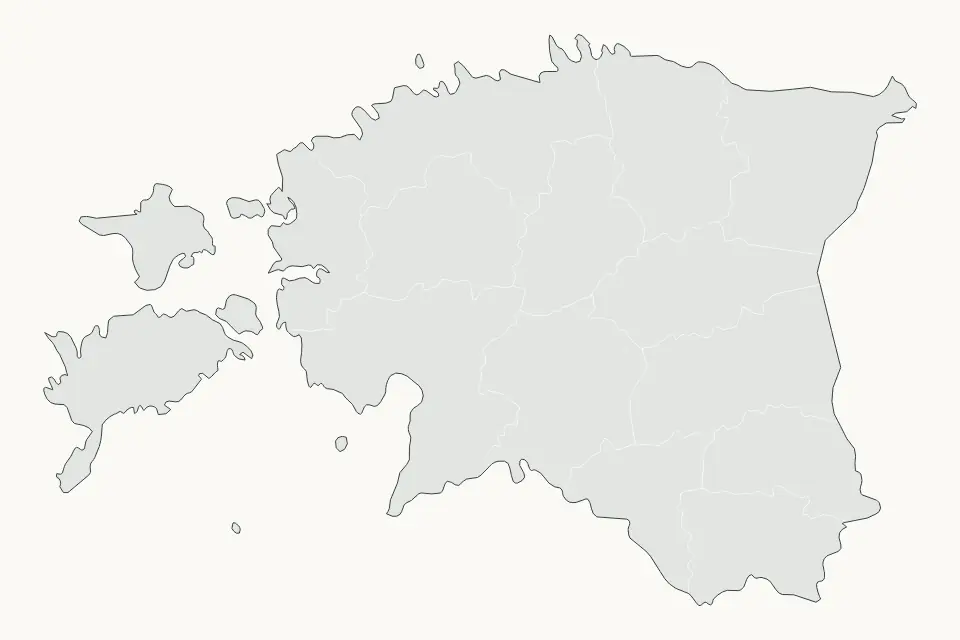 Vista previa del mapa Destacado de Estonia