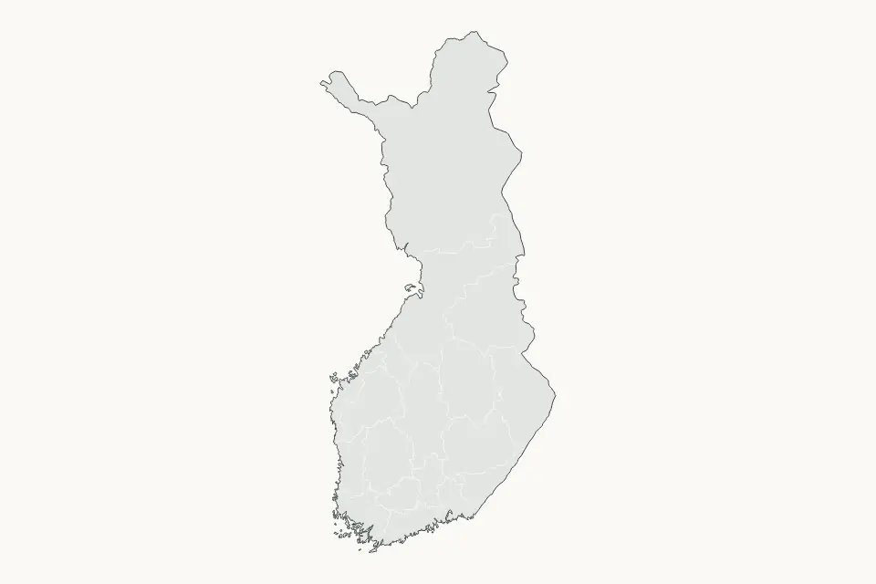Vista previa del mapa Destacado de Finland