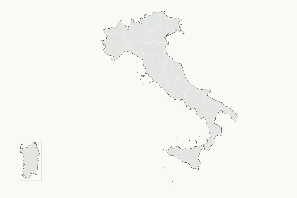 Italy Highlight map preview