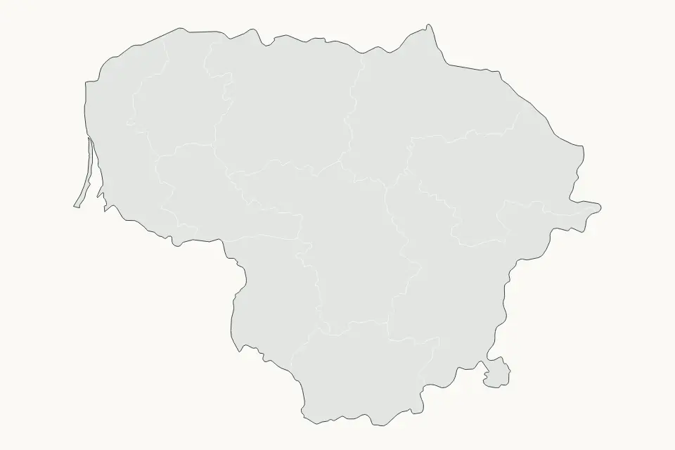 Lithuania Highlight map preview