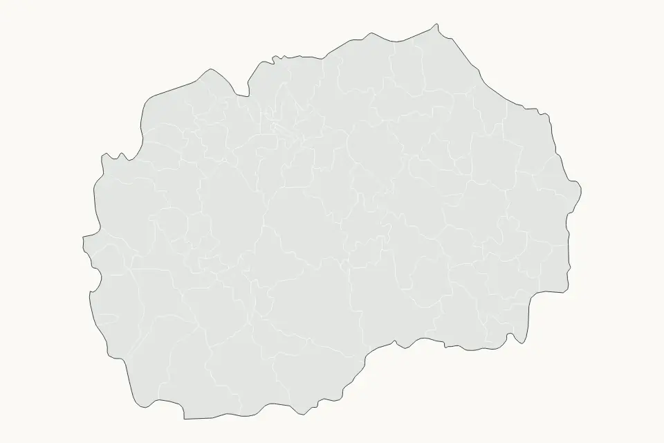 North Macedonia Highlight map preview