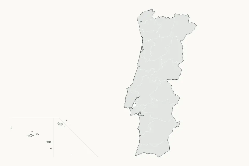 Portugal Highlight map preview