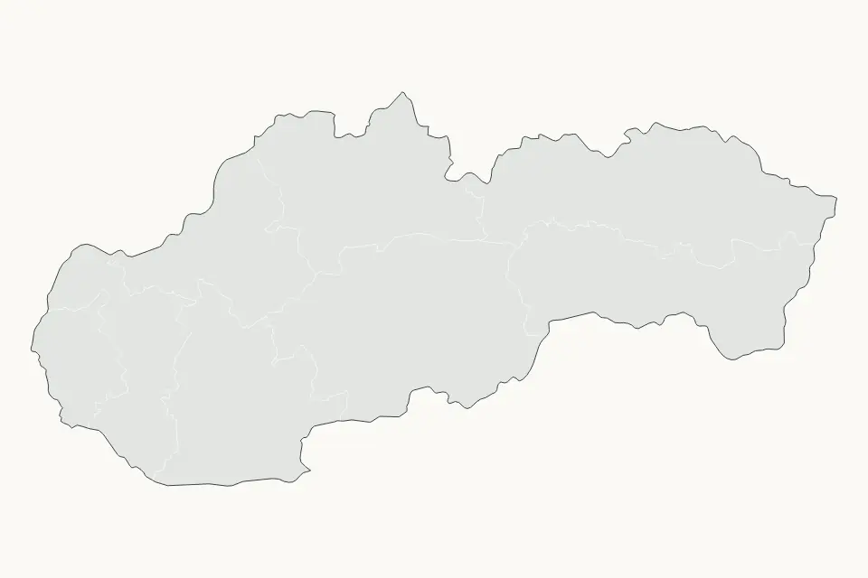 Slovakia Highlight map preview