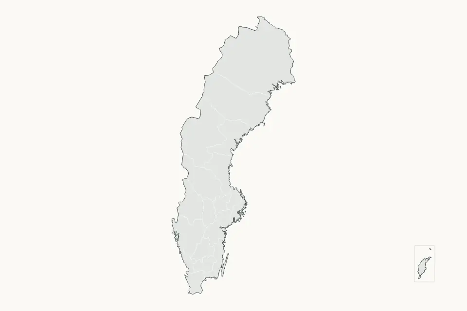 Sweden Highlight map preview