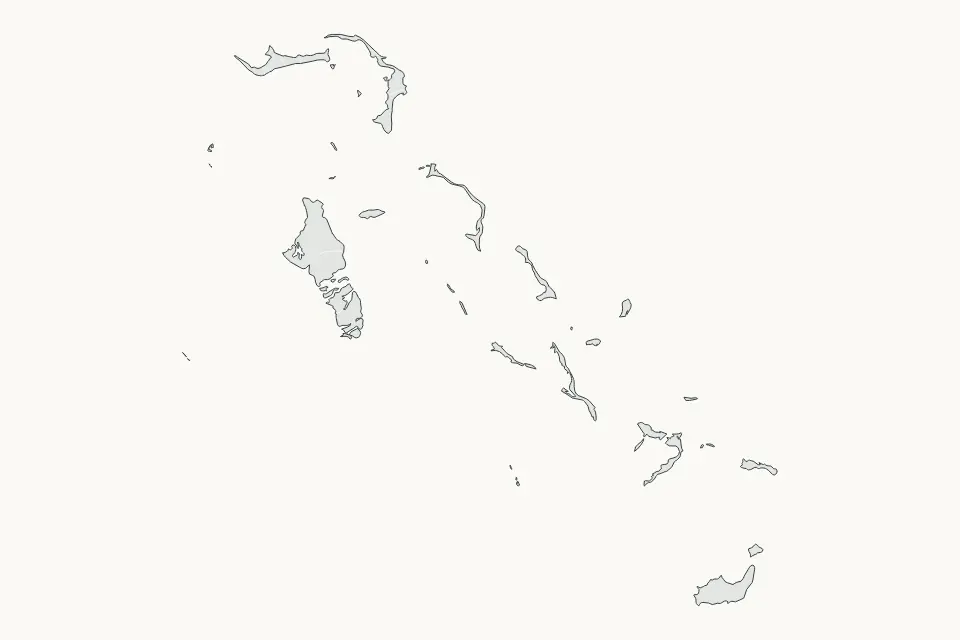 Vista previa del mapa Destacado de Bahamas