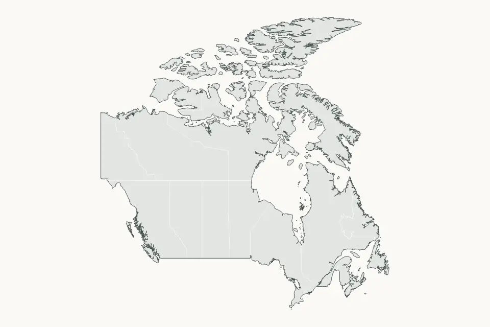 Vista previa del mapa Destacado de Canada