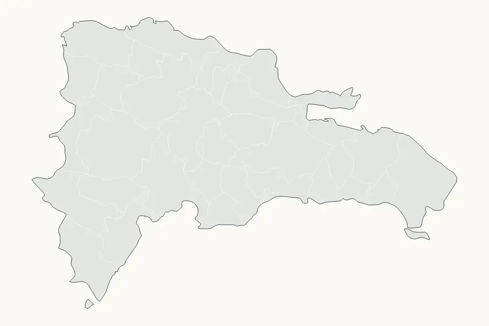 Vista previa del mapa Destacado de Dominican Republic