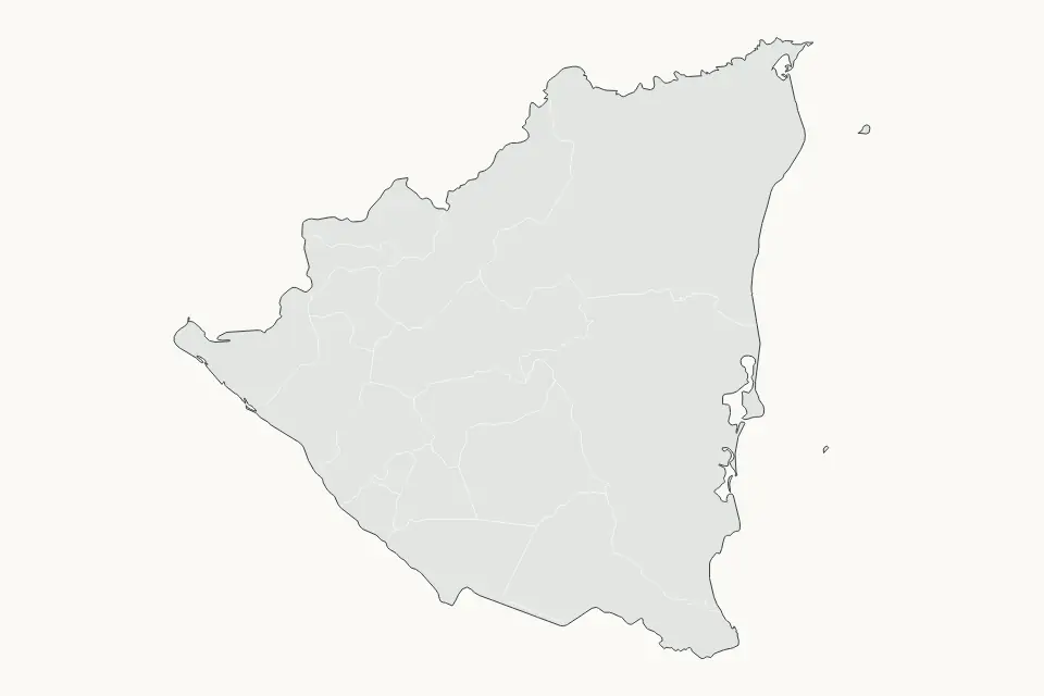Nicaragua Highlight map preview