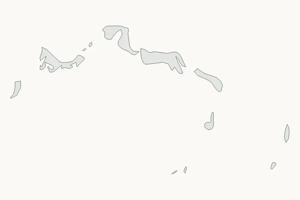 Turks and Caicos Islands Highlight map preview